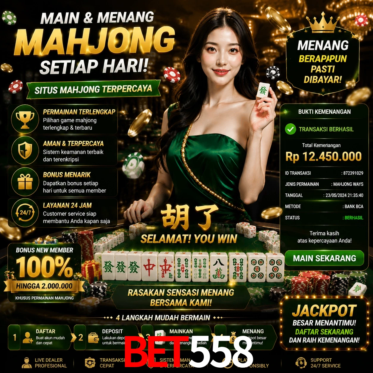 Ganhar e sacar na bet558